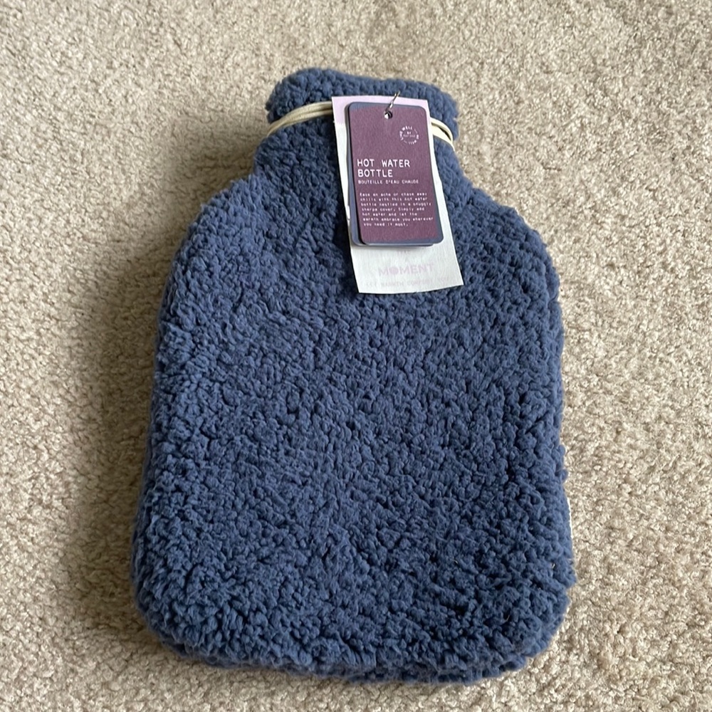 Brand new Anthropology hot water bottle